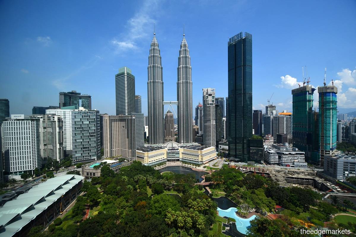 The skyline of Kuala Lumpur. (Photo by Low Yen Yeing/The Edge)